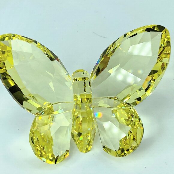 Swarovski Brilliant Butterfly figurine in Jonquil (yellow) crystal color S250 - Picture 2 of 7